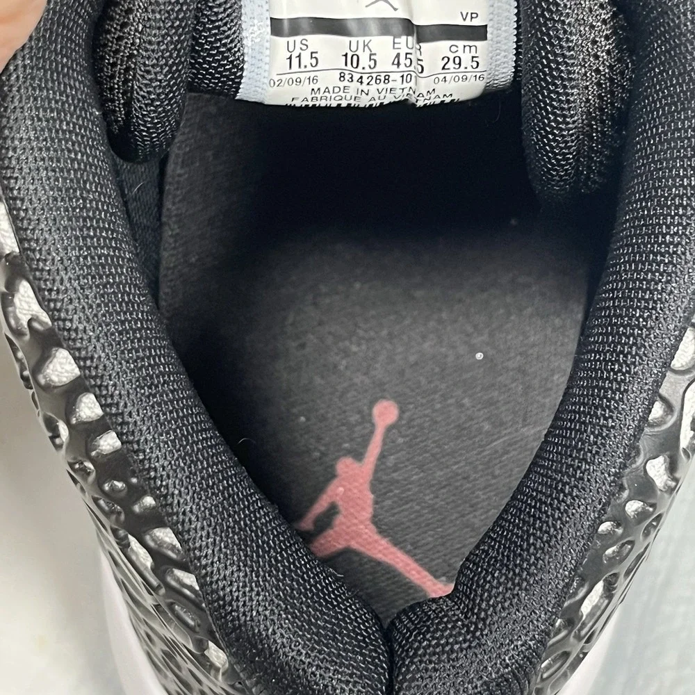 Nike Jordan Ultra Fly White Black Red Gym #834268-101 